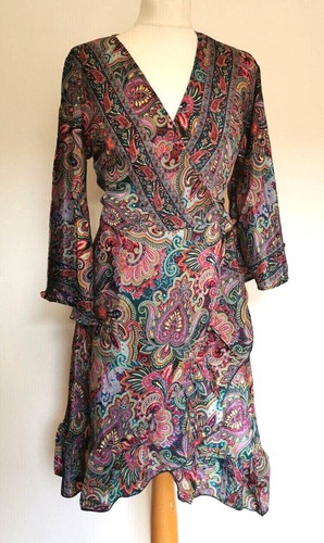 Wrap dress party teal - teal,