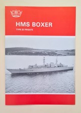 Original Royal Navy HMS Boxer 'Welcome Aboard' Leaflet