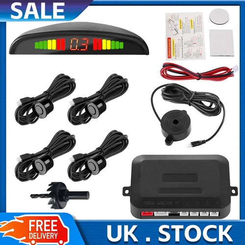 4pcs black parking sensors - 4pcs,