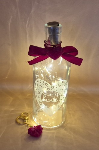 Light bottles with - light, up