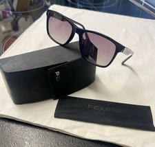 Police Arcade 2 Sunglasses – Shiny Black – Polarised Gradient Lenses  VGC