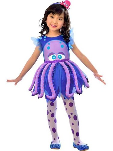 Octopus kids girls costume - octopus,