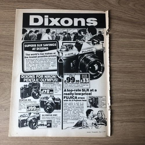 Cams40 magazine advert - cams40, 11x8