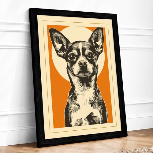 Chihuahua portrait modern - chihuahua,