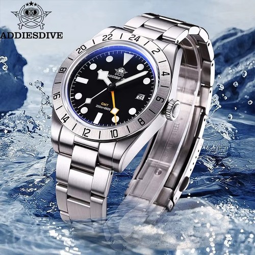 Addiesdive 39mm gmt - gmt, men