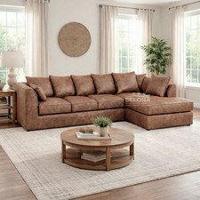 XXL Large Corner Sofa 5 Seater