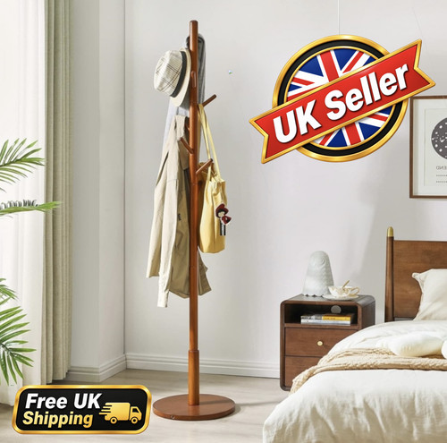 Wooden coat stand hooks - wooden,