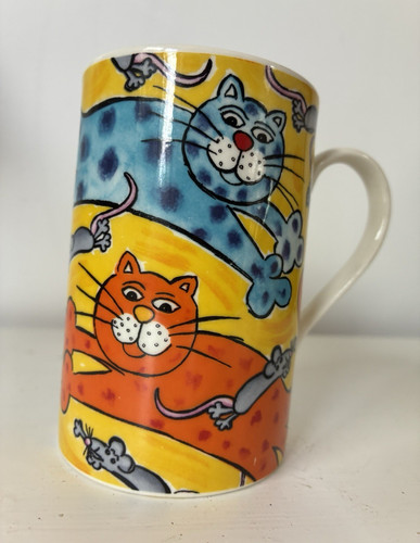 Dunoon crazy cats mug jane - dunoon,