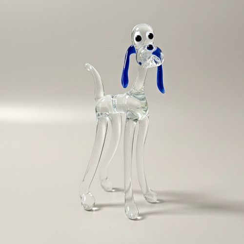 Vintage hand blown - blown, dog