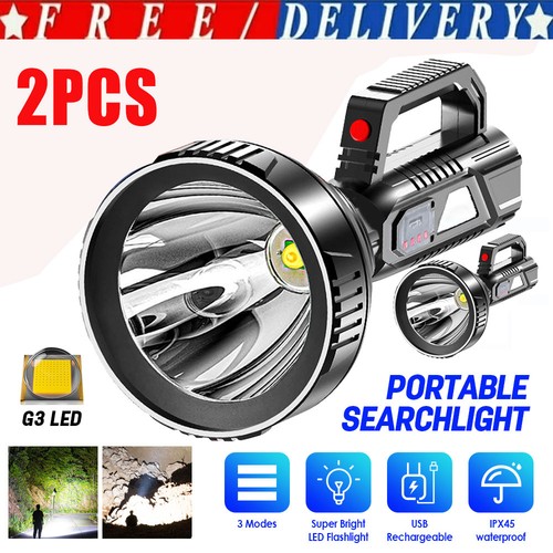 2pcs flashlight super bright - flashlight,