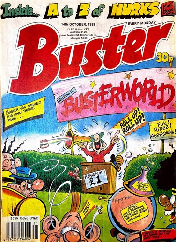 Buster comic vintage 1980s - vintage,