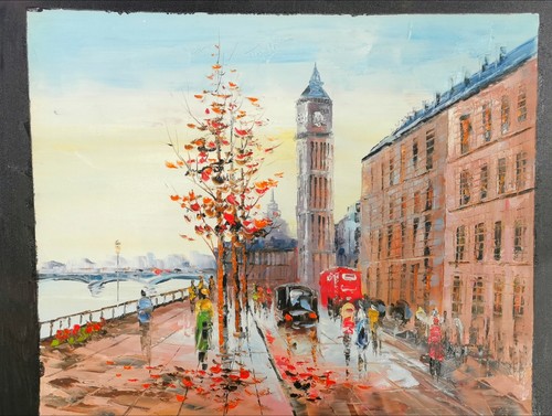 Original large oil canvas - original,