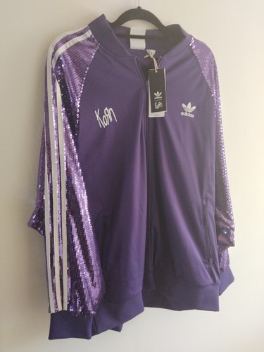 Korn adidas tracksuit purple - adidas,