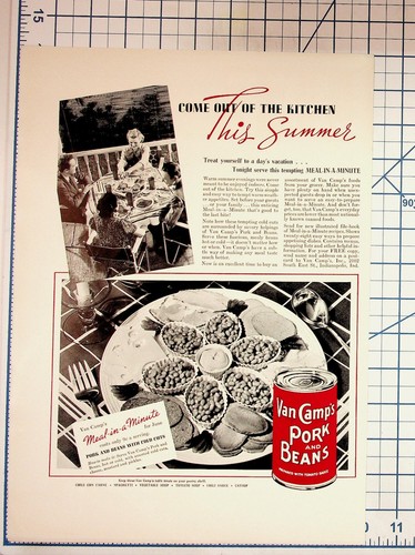 Vintage van camp pork - camp's,