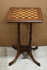 Antique victorian Chess Table
