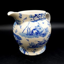 Vintage arthur wood blue white - wood,