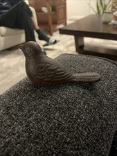 Cast Iron Cute Bird Door Stop