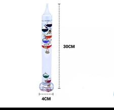 Galileo Thermometer 30cm Tall