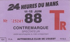 1988 LE MANS 24 HOURS HEURES