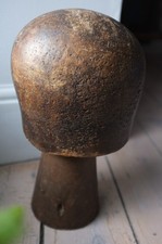 Antique Hat Block Milliner Wooden Hat / Wig Shop Stand