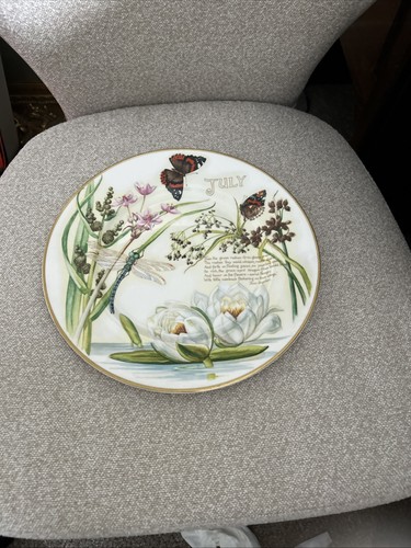 Caverswall plate country diary - caverswall,