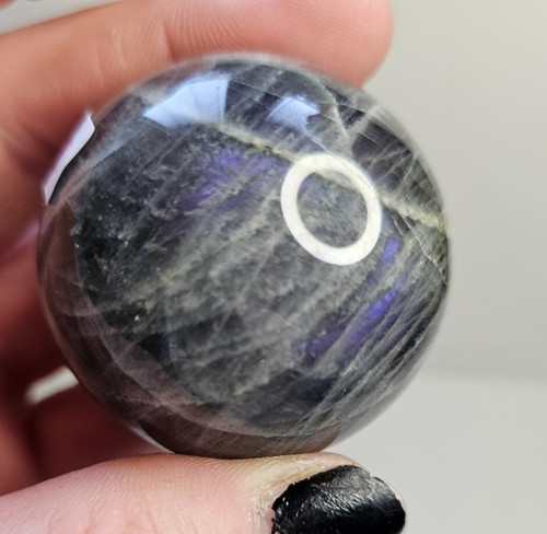 Purple flash labradorite - purple,