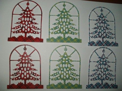 Christmas tree window - christmas,