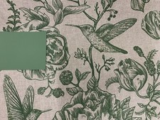 Calke birds toile - birds, fabric
