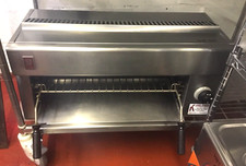 Falcon Salamander Natural Gas Grill Top Heat Bricks Toasting Rack Drip Tray