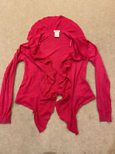 Girls Cardigan Long Sleeves Waterfall Christmas Pink Age 11-12 Joe Fresh Preworn