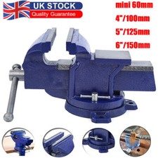 4/5/6" Heavy Duty Work Bench Vice Engineer Jaw Swivel Base Vise Clamp Metal Tool