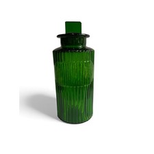 Victorian green glass chemist