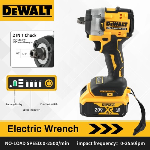Dewalt dcf921 20v impact - dcf921, 1/2"