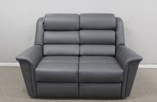 Parker Knoll Colorado Como Slate Leather Static 2 Seater Sofa RRP £2499