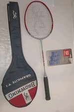 Browning Graphlite Ti Badminton Racquet 80g With Case with overgrip Material 