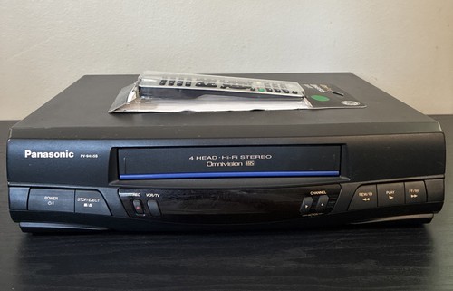 Vcr panasonic 9455s vhs - pv-9455s,