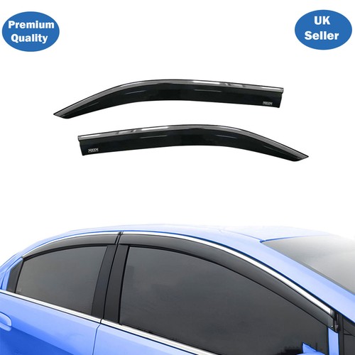Chrome window wind deflector - chrome,