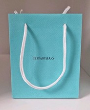 Authentic Tiffany & Co Blue Small Gift Bag 15 x 12.5cm x 8cm - New