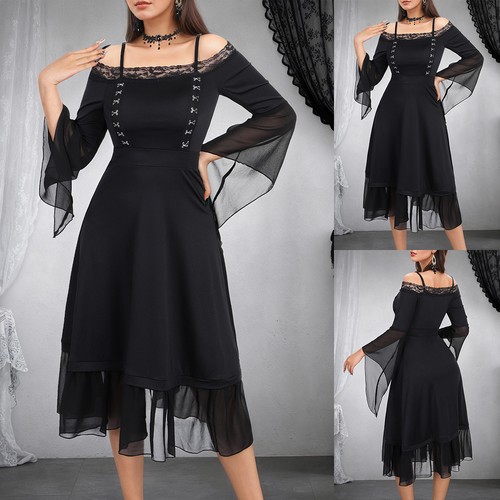 Halloween gothic dress - dress, women