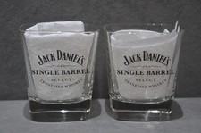 2x Jack Daniel's Single Barrel Select Tennessee Whiskey Tumbler Glass 30cl 300ml