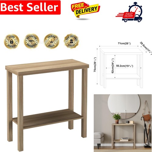 Tier wooden narrow - 2-tier, console