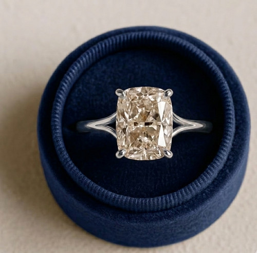 Carat diamond ring elongated - 4,
