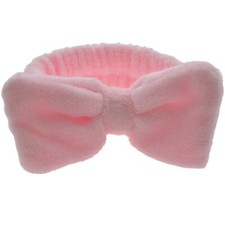 Super Soft Spa Bow Headband Elasticated Cushioned Hair Band Facial Make Up Wrap