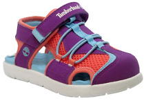 Kids Girls Childrens Timberland Summer Hook and Loop Sandals Shoes Size UK 12.5 
