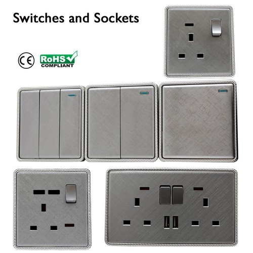 Brushed chrome light switches - brushed,