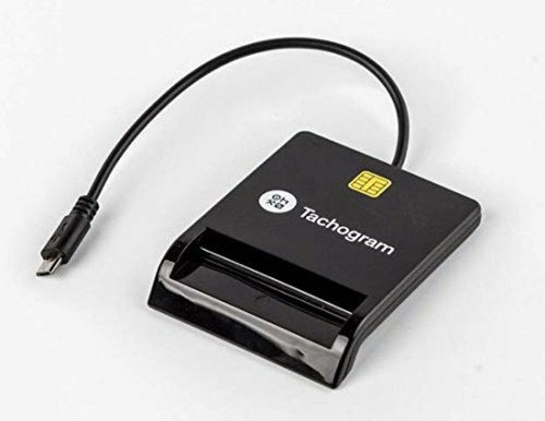 Tachograph card reader - card,