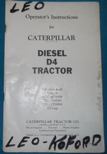 Cat caterpillar tractor - caterpillar, d4