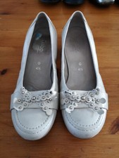 ladies gabor shoes size 41/2 Silver