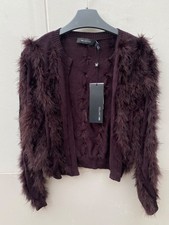 MINT VELVET BURGUNDY FEATHER