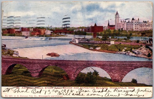Antique postcard pillsbury - postcard, a